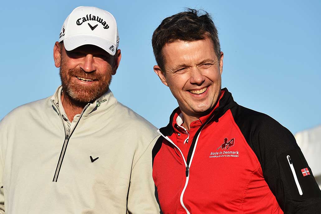 HKH Kronprinf Frederik Thomas Bjørn golfspiller golf